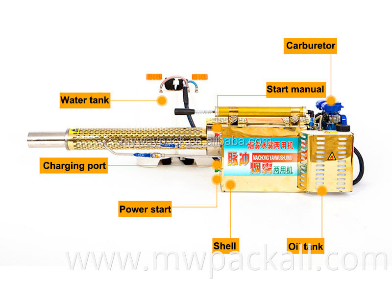 Thermal fogger sprayer mist fogger Pesticide spray fogging machine